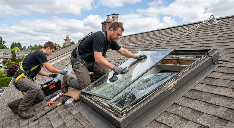 Glass Skylight Repair in Gig Harbor, WA